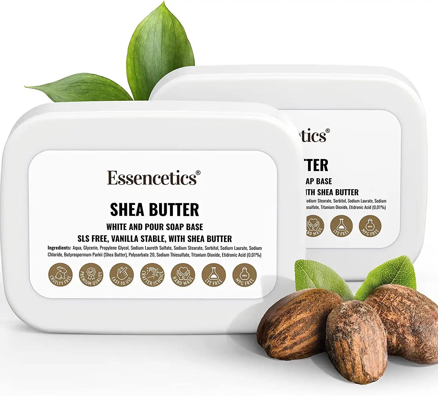 10 Lb Melt and Pour Soap Base, Organic Shea Butter Soap Base for Soap Making,  No Palm Oil