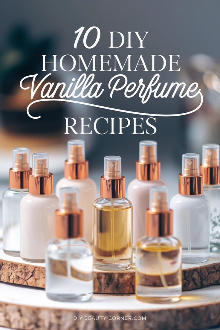 10 DIY Homemade Vanilla Perfume Recipes