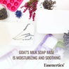 Goat's Milk Soap Base is Moisturizing and Soothing 